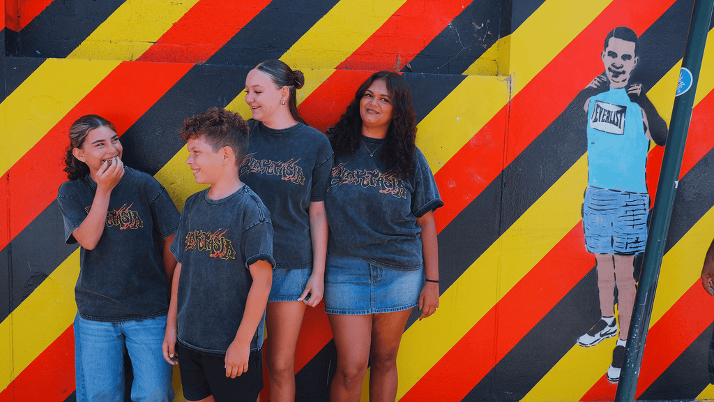 Kids/Youth Blaktasia Acid Wash T-shirt