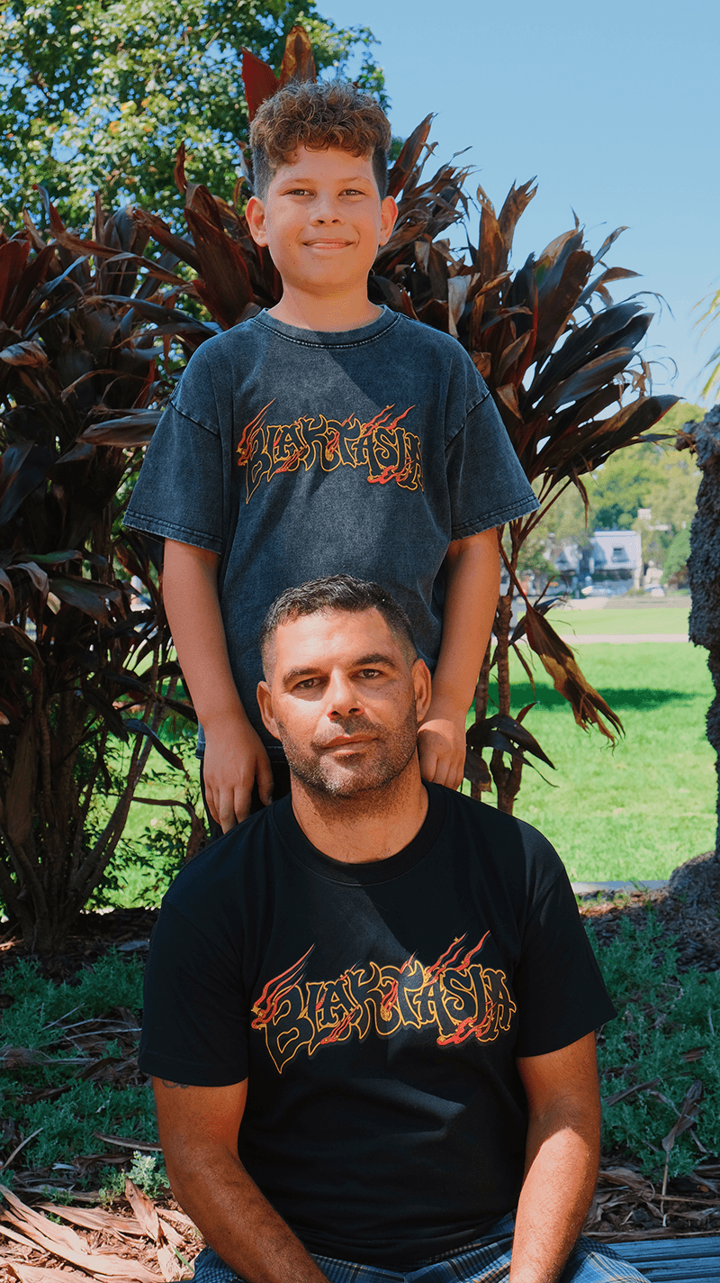 Kids/Youth Blaktasia Acid Wash T-shirt