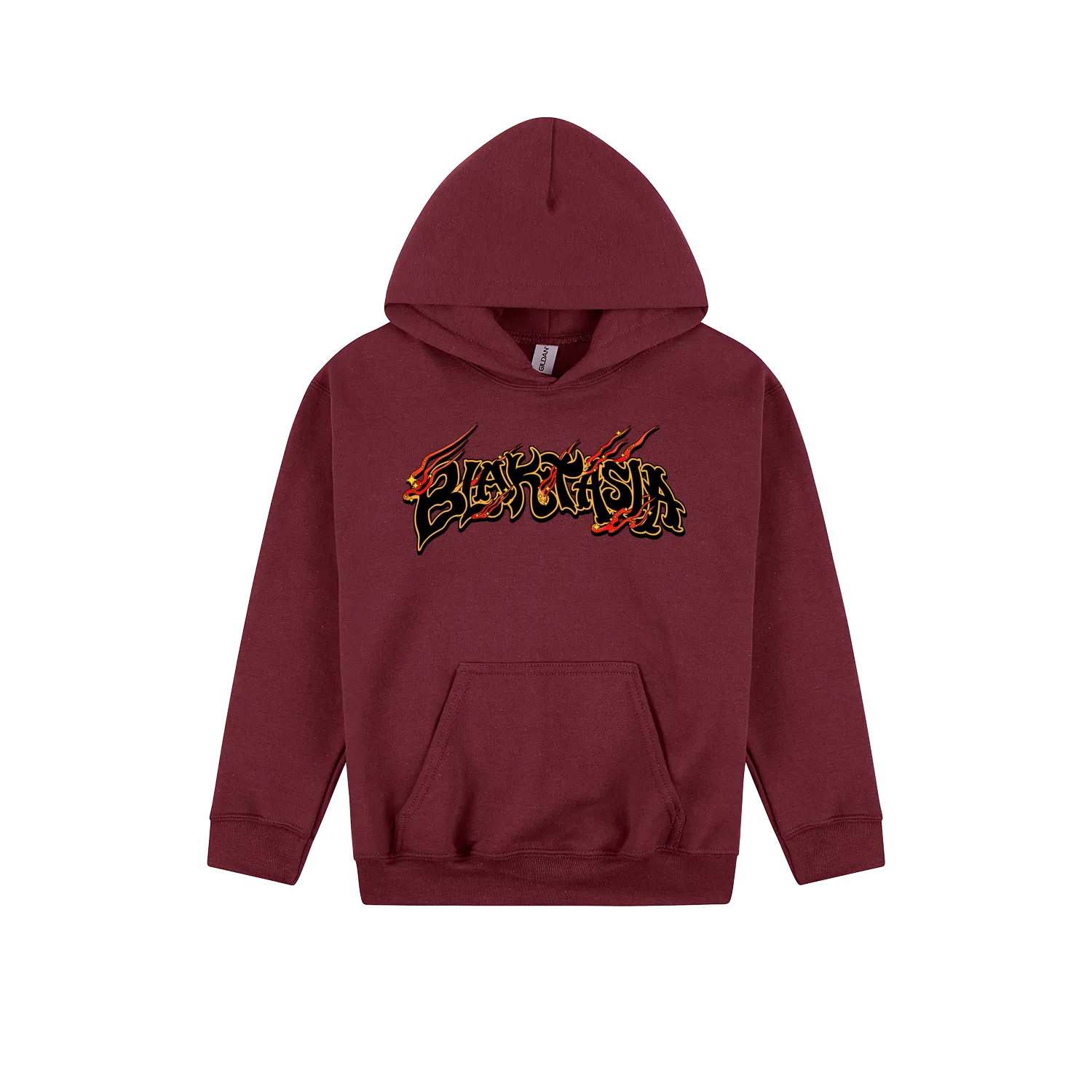 Maroon front flat lay